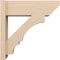 Ekena Millwork 8-in W x 24-in D x 24-in H Balboa Slat Rough Cedar Woodgrain TimberThane Outlooker, Primed Tan OUTUR080X24X24BOA24RCPR - alternate 3